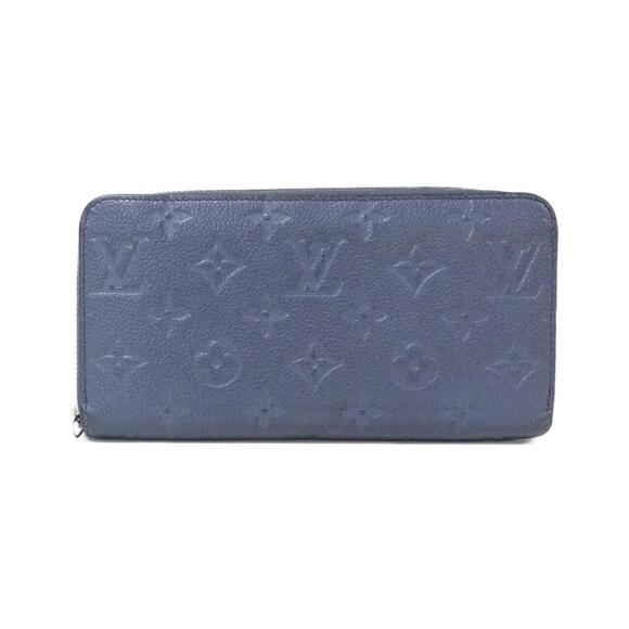 LOUIS VUITTON Navy Monogram Wallet - Picture 1 of 7